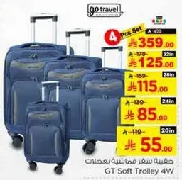 4 Pcs Set GT Soft Trolley 4W