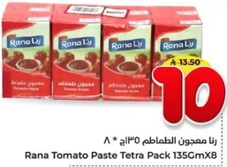 Rana Tomato Paste Tetra Pack 135Gm x 8