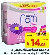Fam Maxi Feminine Napkin 4X10