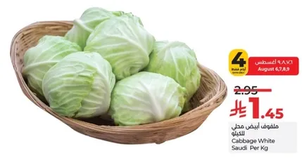 Cabbage White Saudi Per Kg