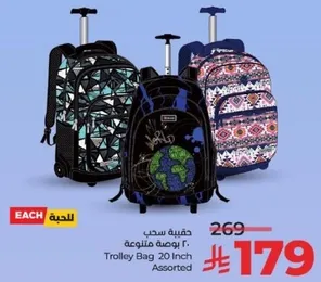 Trolley Bag 20 Inch Assorted