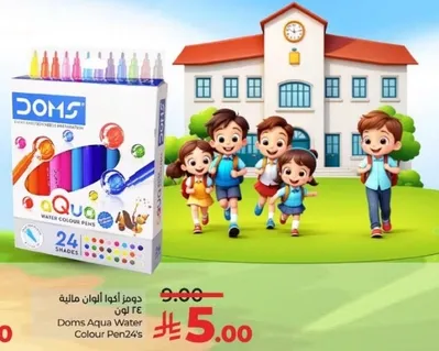 Doms Aqua Water Colour Pen 24's