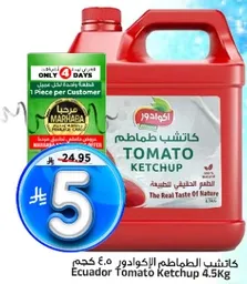 Ecuador Tomato Ketchup 4.5kg