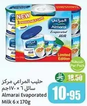 Almarai Evaporated Milk 6 x 170g