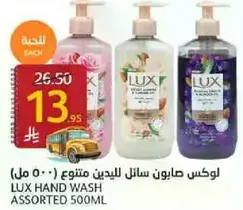 Lux Hand Wash Assorted 500ml