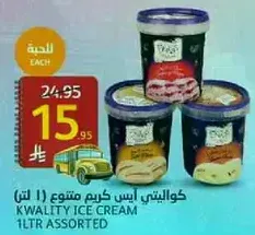 Kwaliti Ice Cream (1 liter assorted)