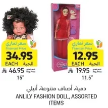 Anily Fashion Doll, Assorted Items