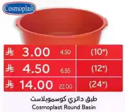 Cosmoplast Round Basin