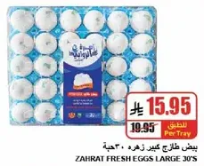 Zahrat Fresh Eggs Large 30's