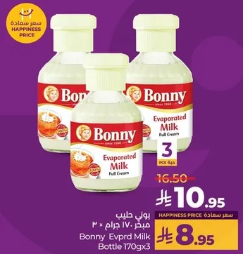 Bonny Evprd Milk Bottle 170g x 3