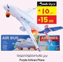 Purple Airlines Plane