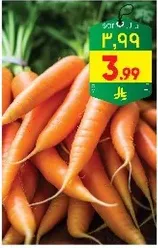 Fresh carrots, crunchy and nutritious.