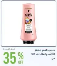 Gliss shampoo for damaged and split hair.