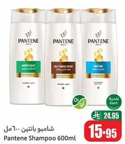 Pantene Shampoo 600ml