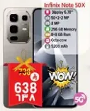 Infinix Note 50X with a 6.78