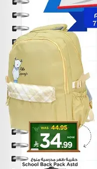 School Back Pack Astd