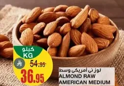 Almond Raw American Medium