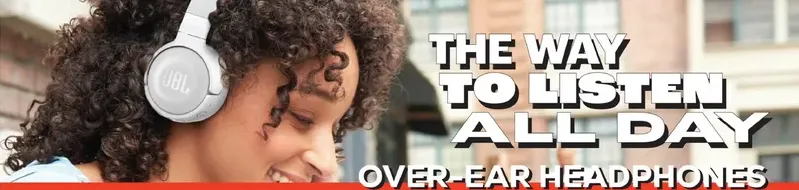 Over-ear headphones designed for all-day listening.