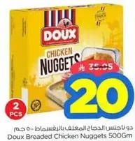 Doux Breaded Chicken Nuggets 500G
