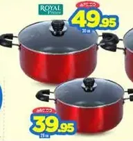 High-quality cooking pots available in different sizes.