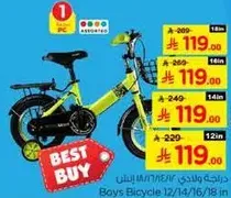 Boys Bicycle 12/14/16/18 in.