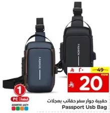 Passport USB Bag
