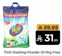 Thrill Washing Powder 10+1 Kg Free
