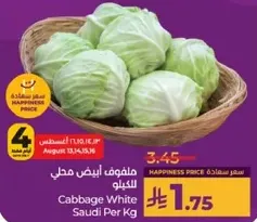 Cabbage White Saudi Per Kg