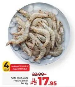 Small prawns