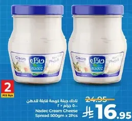 Nadec Cream Cheese Spread 500gm x 2Pcs
