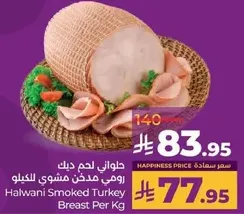 Halwani Smoked Turkey Breast Per Kg