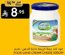 Food Land cream cheese 500gm