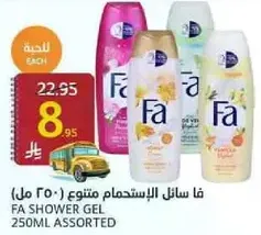 FA Shower Gel 250ml Assorted
