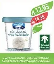 زبادي يوناني مثلج كلاسيك 450 مل