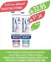 Sensodyne Toothpaste Clinical White Stain Protector / Enamel Strengthening 75ml