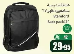 Stamford Back pack 17