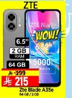 Zte Blade A35e with 6.5