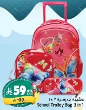 School Trolley Bag 3 in 1