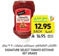 Signature Select Tomato Ketchup, 907 grams