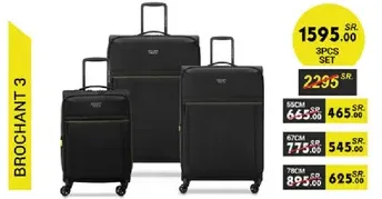 Brochant 3 - 3 pieces set of luggage.