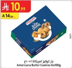 Americana Butter Cookies 6x100g