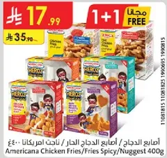 Americana Chicken Fries/Fries Spicy/Nugget 400g