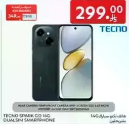 TECNO Spark Go 14G DualSIM Smartphone