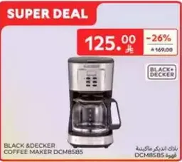 BLACK & DECKER COFFEE MAKER DCM85B5