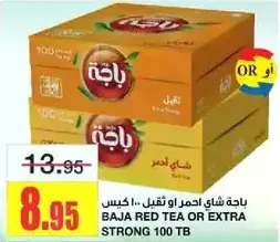 Baja Red Tea or Extra Strong 100 TB