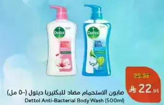 Dettol Anti-Bacterial Body Wash (500ml)