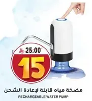 Rechargeable water pump