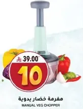 Manual veg chopper