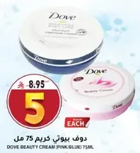 Dove Beauty Cream (Pink/Blue) 75ml