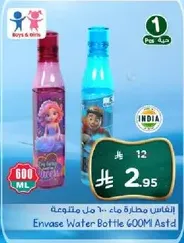 Envase water bottle 600 ml.